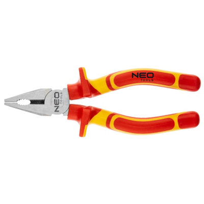 Neo Tools Combination Plier Vde 180mm (7") Crv Polished from B&Q