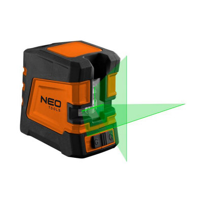 Self-Leveling Cross Line Laser 20M Green Neo Tools from B&Q