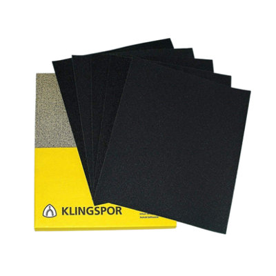 800 Grit Klingspor Wet And Dry Sand PaperPack Of 50 from B&Q