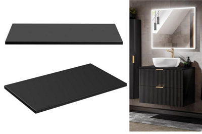Impact Furniture Bathroom Worktop 800mm Countertop Mdf Laminate Finished Edges Adel from B&Q