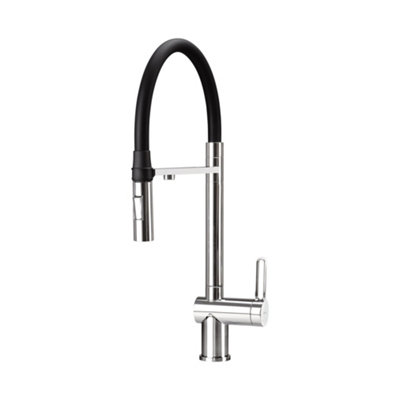 Deante Magnetic 3 Way Filtered Water Tap With Pull Out HoseChrome from B&Q