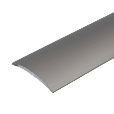 A03 30mm Anodised Aluminium Self Adhesive Door Threshold StripInox0.93M from B&Q