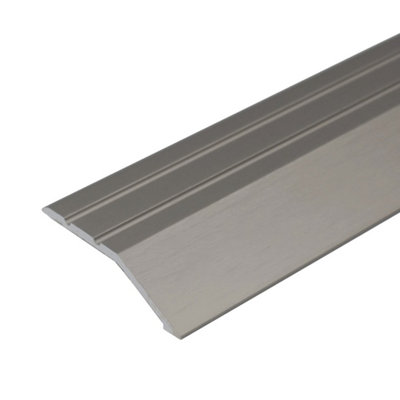 A11 900mm X 40mm 2mm Anodised Aluminium Door Threshold Ramp ProfileInox0.9M from B&Q