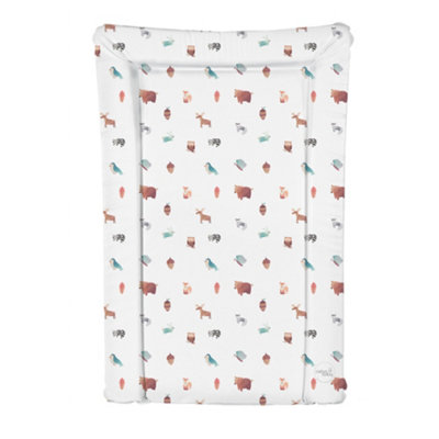 Ceba Deluxe Unisex Baby Waterproof Changing Mat With Raised EdgesColourful Woodland Animals from B&Q