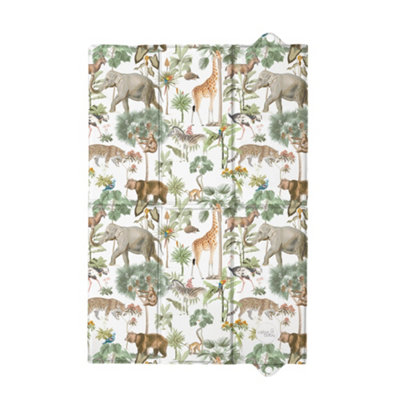 Ceba Foldable & Portable Baby Changing Mat 40X60Cm Colourful Safari from B&Q