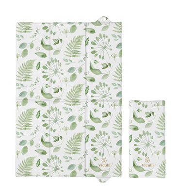 VICULII Foldable Portable Baby Changing Mat 40X60Cm Botanical from B&Q
