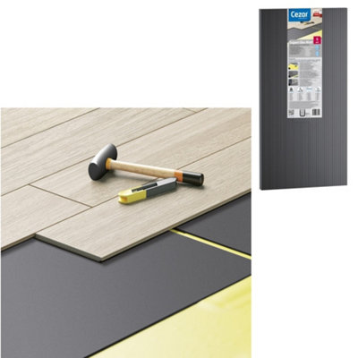 Cezar Laminate Flooring Underlay 5mmUnderlay Foam Boards 5M2 Pack from B&Q