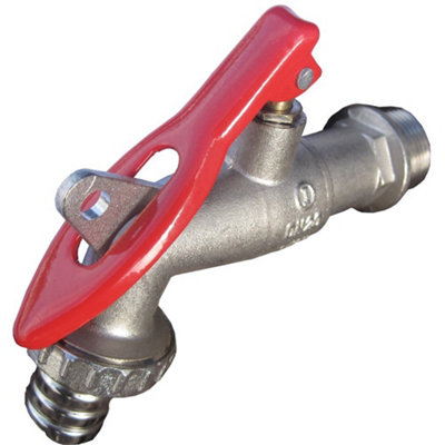 B&Q -  3/4 Inch Garden Garage Workshop Tap Valve Lock By PadlockPadlocking Tap