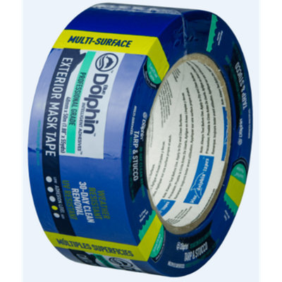 Blue Dolphin Tapes Dolphin Blue Water Resistant Exterior Masking Tape from B&Q