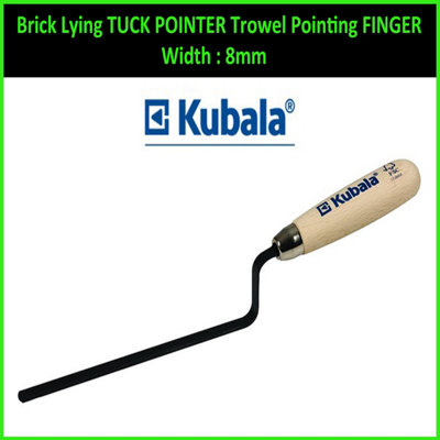 Brick Lying Tuck Pointer Trowel Pointing Finger Width 8mm from B&Q