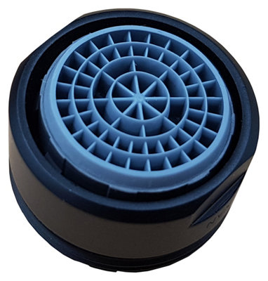 Invena 24mm Black Aerator Silicone Tap Insert Easyclean Kitchen Bathroom Water Saving from B&Q