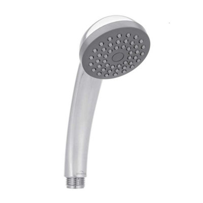 Invena Universal Bathroom Shower Head Replacement Chrome Plated Plastic Handle from B&Q