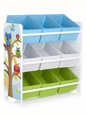  - Owls 9 Bin Freestanding Storage Unit