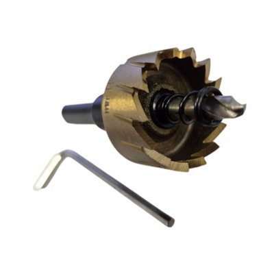 34mm Hss Hole Saw Bit For 1" Bsp Male Thread HolesCuts MetalAlloysWood & Plastics from B&Q