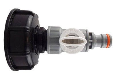 Ibc 2" S60X6 Lid With 3/4" Bsp Thread And Wl Quick-Connect Valve Kit from B&Q