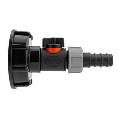 Ibc S60X6 Cap With Integrated 3/4" Bsp Valve And 20mm Barbed Hose Tail KitIbc027B from B&Q