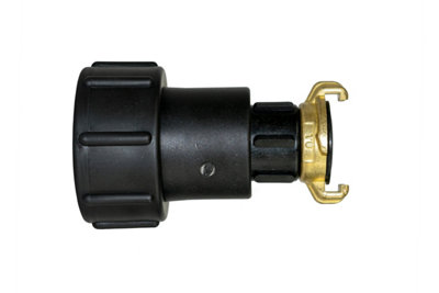 Ibc 2" S60X6 To 1/2" Bspf Extended Connector With Geka-Style Coupling Kit from B&Q