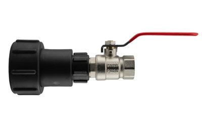 Ibc 2S60X6 To Bsp Female Extension Adapter With Bspm F Brass Lever Valve from B&Q