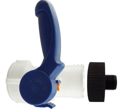 Ibc S60X6 2" Outlet Valve With Solid Cap And S60X6 To 1" Bsp Threaded Connector Kit from B&Q