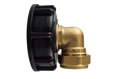 Ibc 2" S60X6 Lid Kit With 22mm Brass Compression Elbow And 3/4" Bsp Thread from B&Q