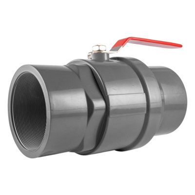 3" Bsp Female Polypropylene Stopcock With Stainless Steel Ball Valve And Lever Handle from B&Q
