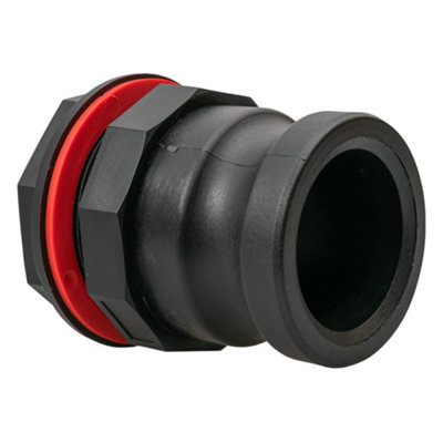 Water Butt Camlock Male Adapter Kit Type F With Bspf Back Nut And Washer from B&Q