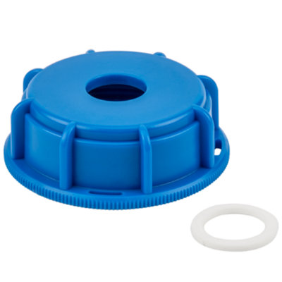 Ibc Cap S60X6 For 1/2" Bsp Threaded Fittings With Washer, from B&Q
