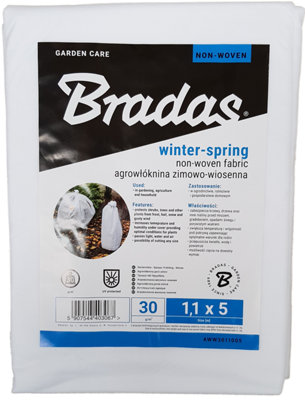 30Gsm Non-Woven Frost Protection Fleece Roll 1.1M X 5MGarden Cover For Plants And Crops from B&Q