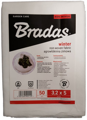 50Gsm Heavy-Duty Garden Fleece Cover 3.2M X 5M For Plant Frost Protection from B&Q