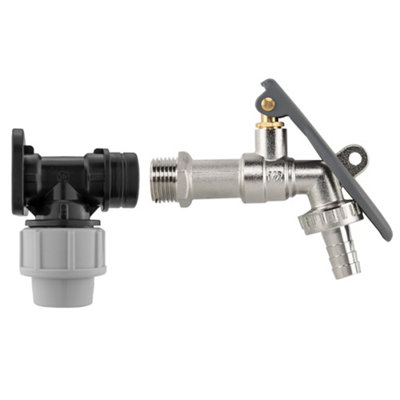  - 20mm Bsp Lever Tap Hose Barb And Locking Handle  Wf20Kit059
