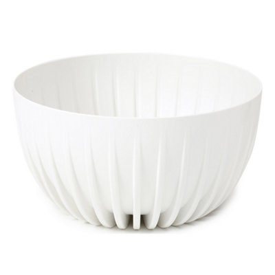 Mira White Bowl Planter With Removable Insert And Drainage Plug  300mm from B&Q