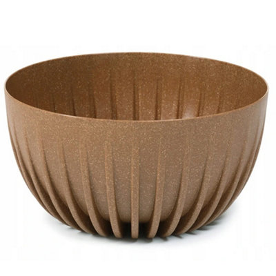 Mira Eco Wood Bowl Planter With Removable Insert And Drainage Plug  300mm from B&Q