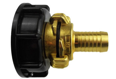 Ibc  Bsp Male Geka Connector And 25mm Hose Tail from B&Q