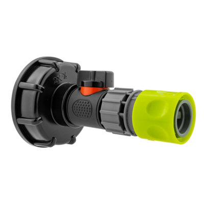 Ibc  Bsp Valve And Quick Connect Hose Connector  Lime from B&Q