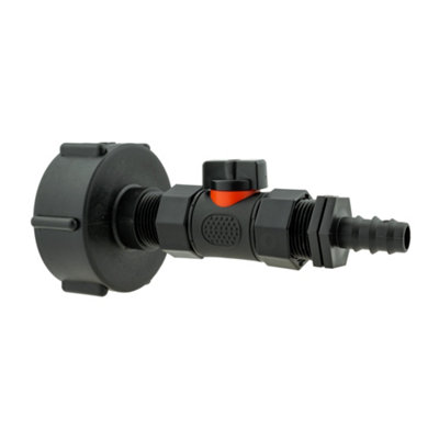 Ibc  Bsp Valve And 16mm Barbed Connector from B&Q