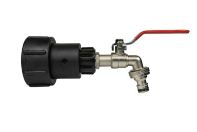 Ibc S60X6 Adapter Kit 1/2" Bsp Tap Extended Connector Set from B&Q
