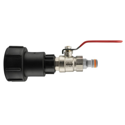 Ibc  Bsp Female Extension Adapter With Lever Tap And Quick Click Hose Connector Wl from B&Q