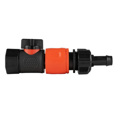 1/2" Hose Connector And 3/4" Bsp Valve Quick Connect Irrigation Kit from B&Q