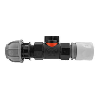 Wl Bspf Valve And 20mm Mdpe Straight Fitting from B&Q