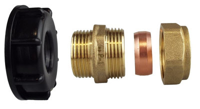 Ibc Bspf And 28mm Brass Compression Fitting  Ibc016J from B&Q
