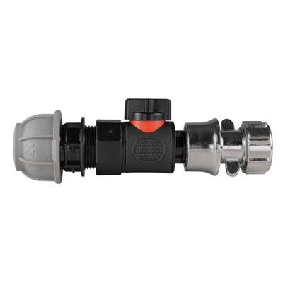 Zinc  Bspf Quick Connect Valve from B&Q