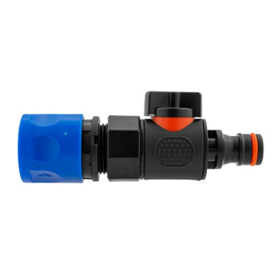 3/4 Inch Bsp Hose Connector Kit Quick Connect Female Coupling With Valve Snap On Irrigation Set from B&Q