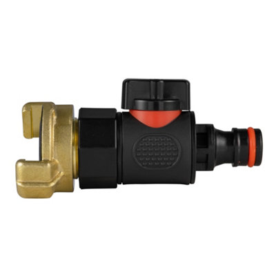 Geka  Bspf Snap On Quick Connect Valve  Kit Hcvkit024 from B&Q