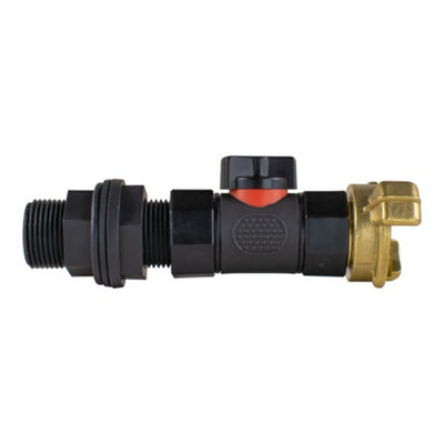Water Bspm With In Line Bspf Valve And Geka Type Fitting  3 Piece Set from B&Q