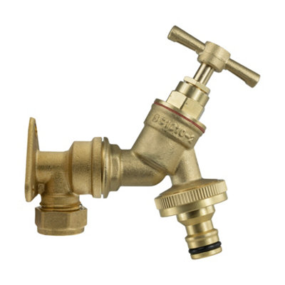  - 15mm Bsp Brass Quick Connect Garden Tap Set