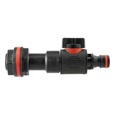 3/4Inch Bsp Water Butt Extension Set With 50mm Extension And Quick Connect Valve from B&Q