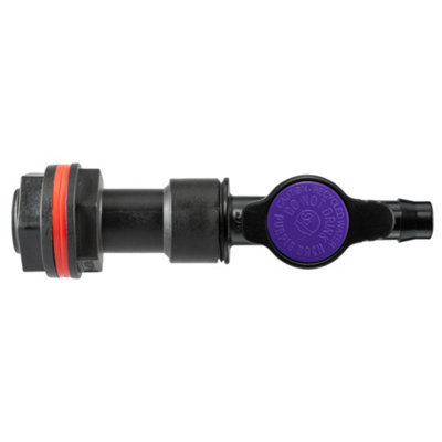 3/4Inch Bsp Water Butt Extension Kit With 50mm Projection And 13mm Barb Irrigation Valve from B&Q