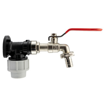 20mm Mdpe Wall Flange Kit 1/2" Bsp Lever Tap Hose Outlet Pn10 from B&Q