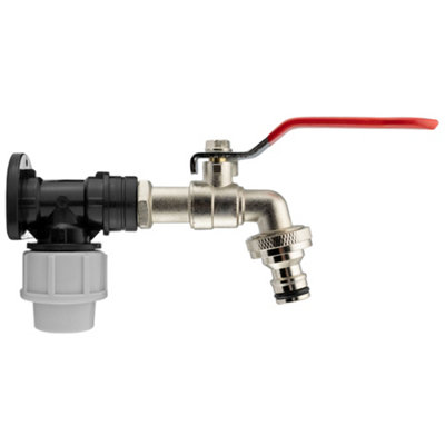 20mm Bsp Lever Tap And Snap On Quick Connect Outlet from B&Q