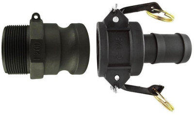 Camlock Fittings Kit Type F And Type C Polypropylene Pp Cam And Groove Hose Connectors Model Camkit from B&Q